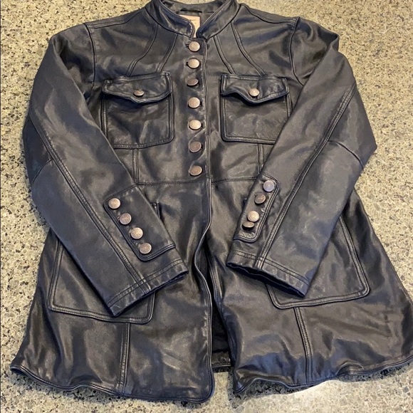 Free People Jackets & Blazers - Free People Vintage Inspired Leather Jacket